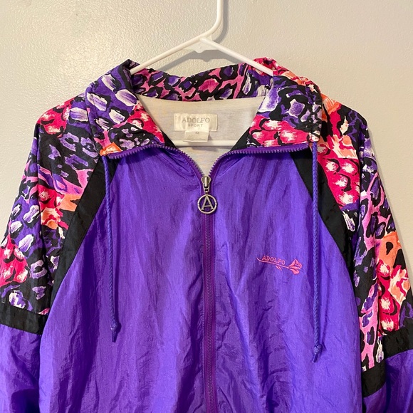 Vtg c.1990s windbreaker 🖤 - Picture 4 of 13